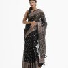 Women's all over printed saree in cotton fabric. Tassel attached at the achal.